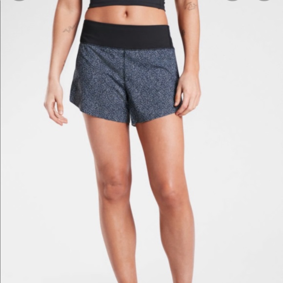 Athleta Printed Run With It 3” Running Shorts XS - Picture 1 of 4